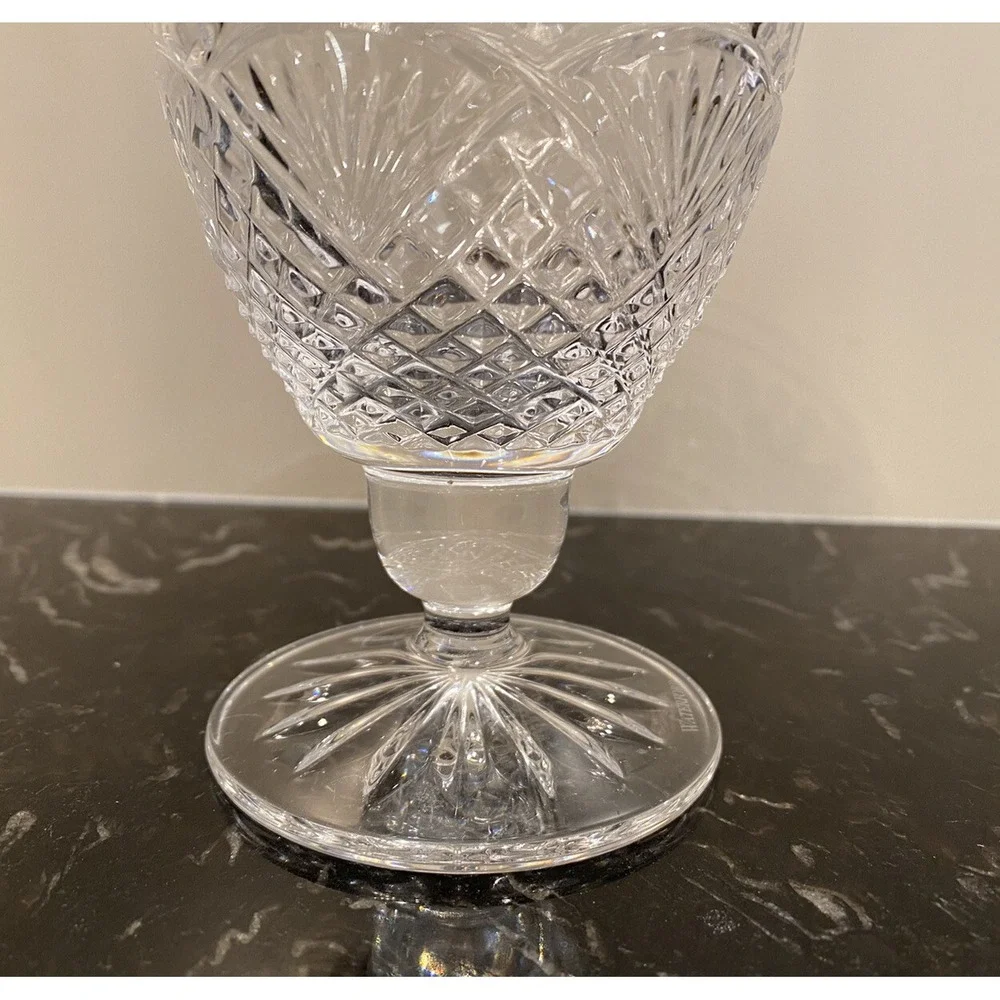 Waterford Short Stem Wine Glass Clear Cut Crystal 5.25
